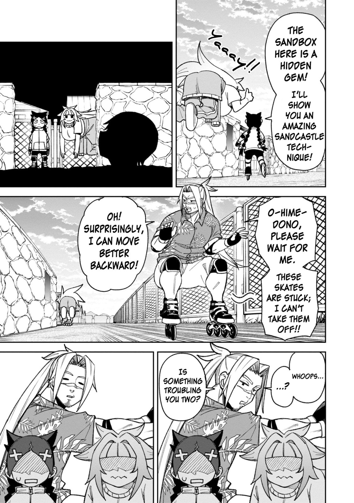 Yuki, Fighting, and the Roller Detective Squadron page 12