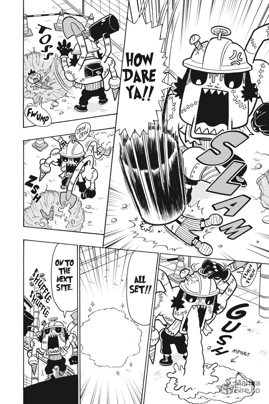 ATTACKED BY A GIANT MONZTER! page 14