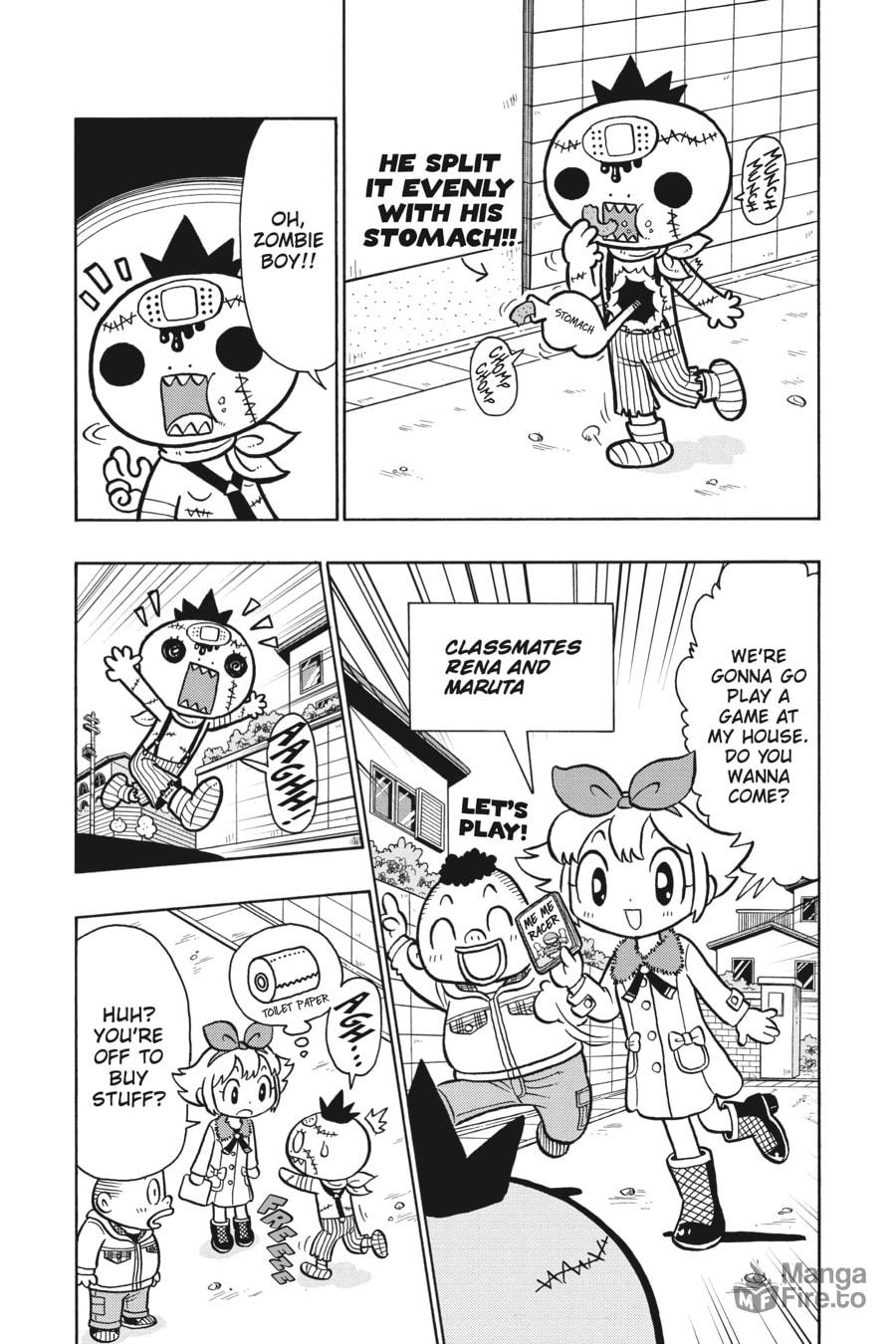 ATTACKED BY A GIANT MONZTER! page 8