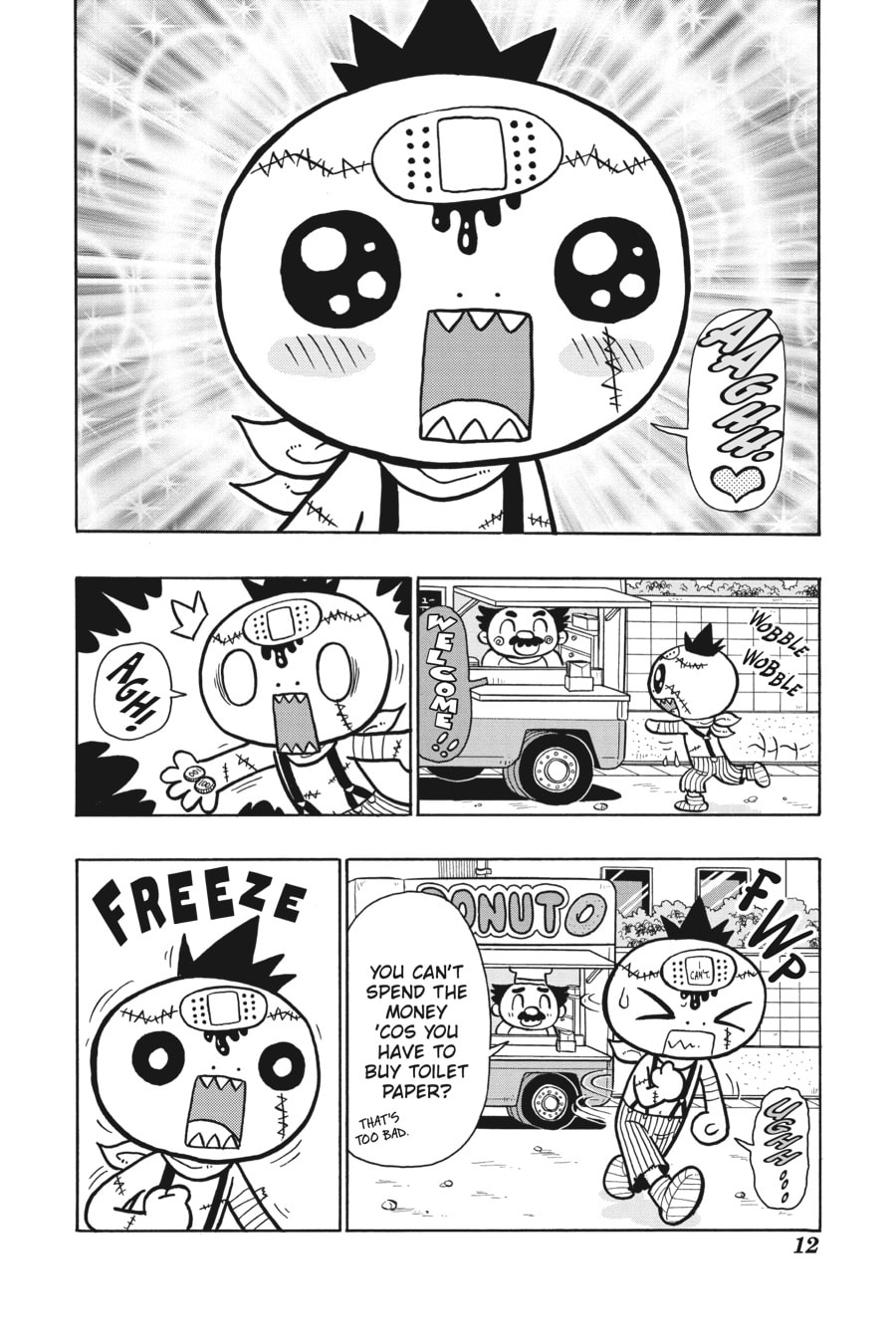 ATTACKED BY A GIANT MONZTER! page 6