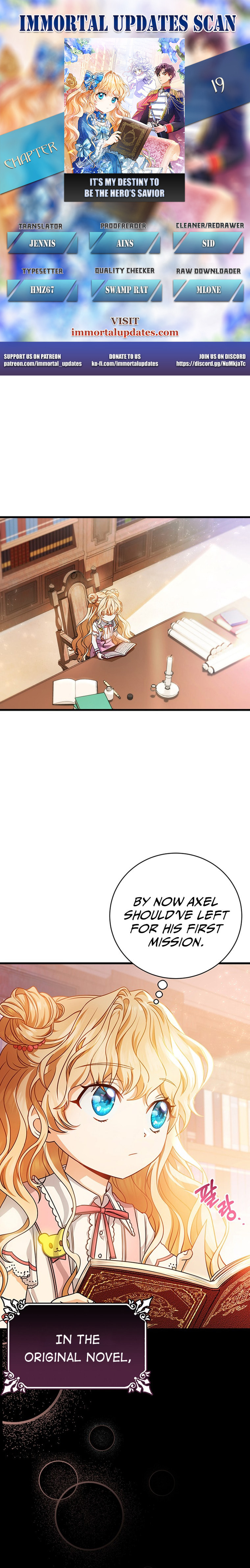 The Hero's Savior – Chapter 19 page 0