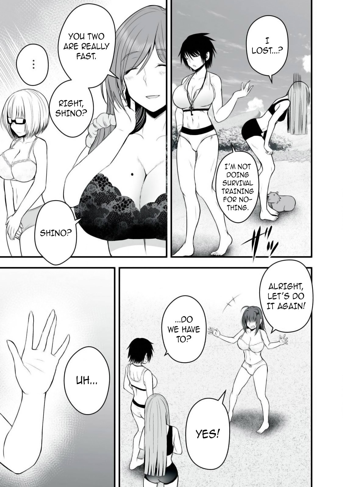 I’ll Live on an Uninhabited Island With Four Beautiful Girls~ – Chapter 34 page 12