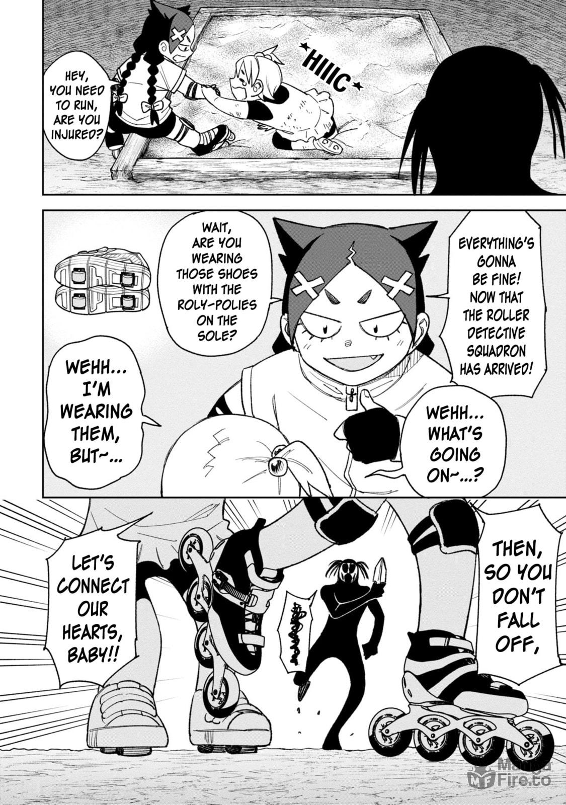 Yuki, Fighting, and the Roller Detective Squadron page 17