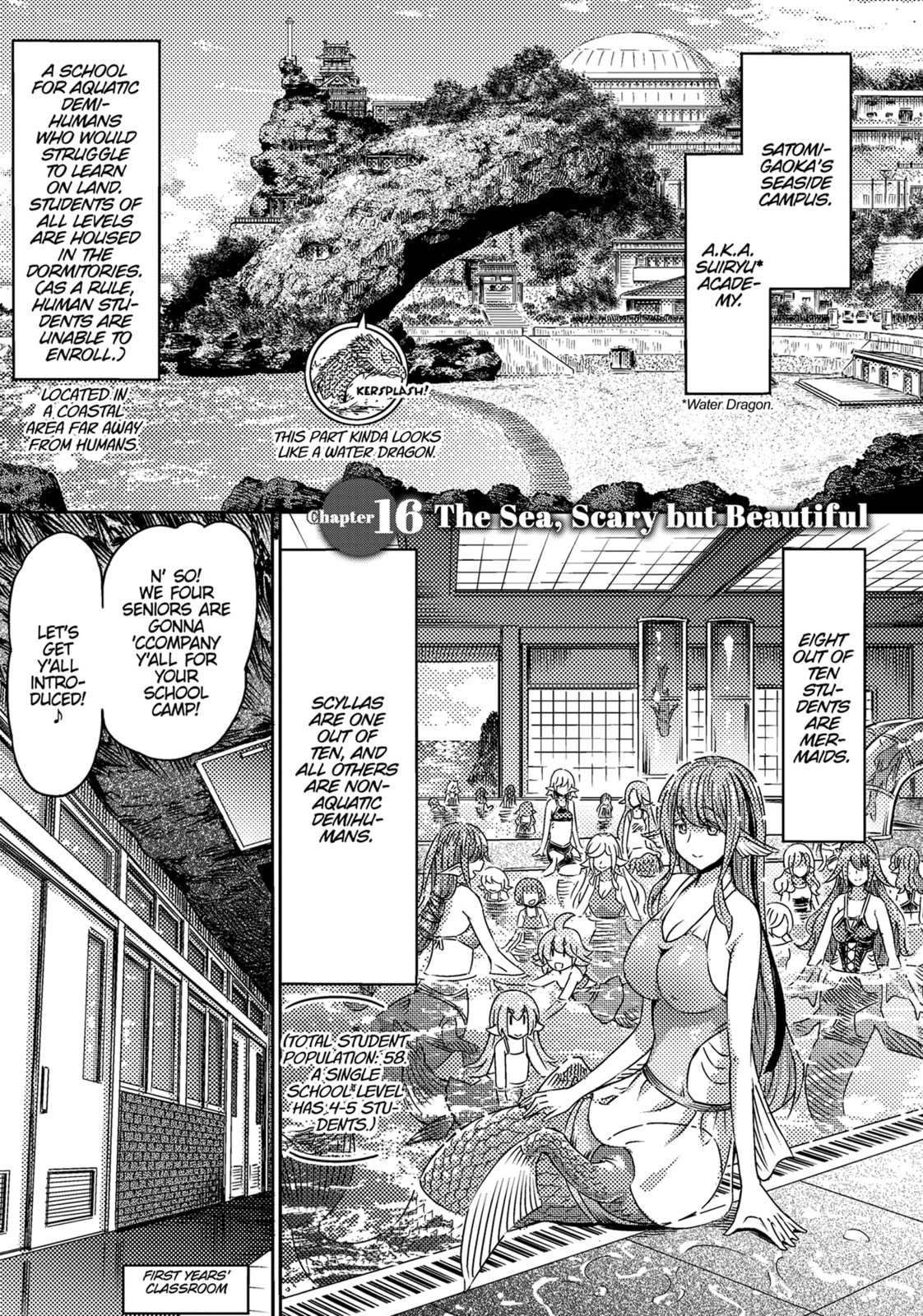 The Sea, Scary but Beautiful page 0