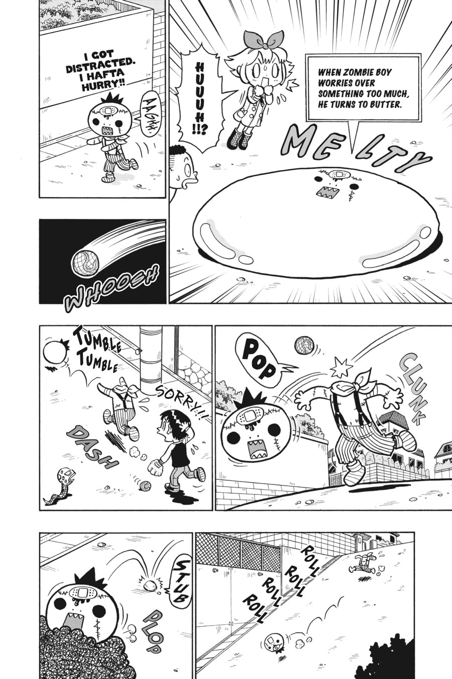 ATTACKED BY A GIANT MONZTER! page 10