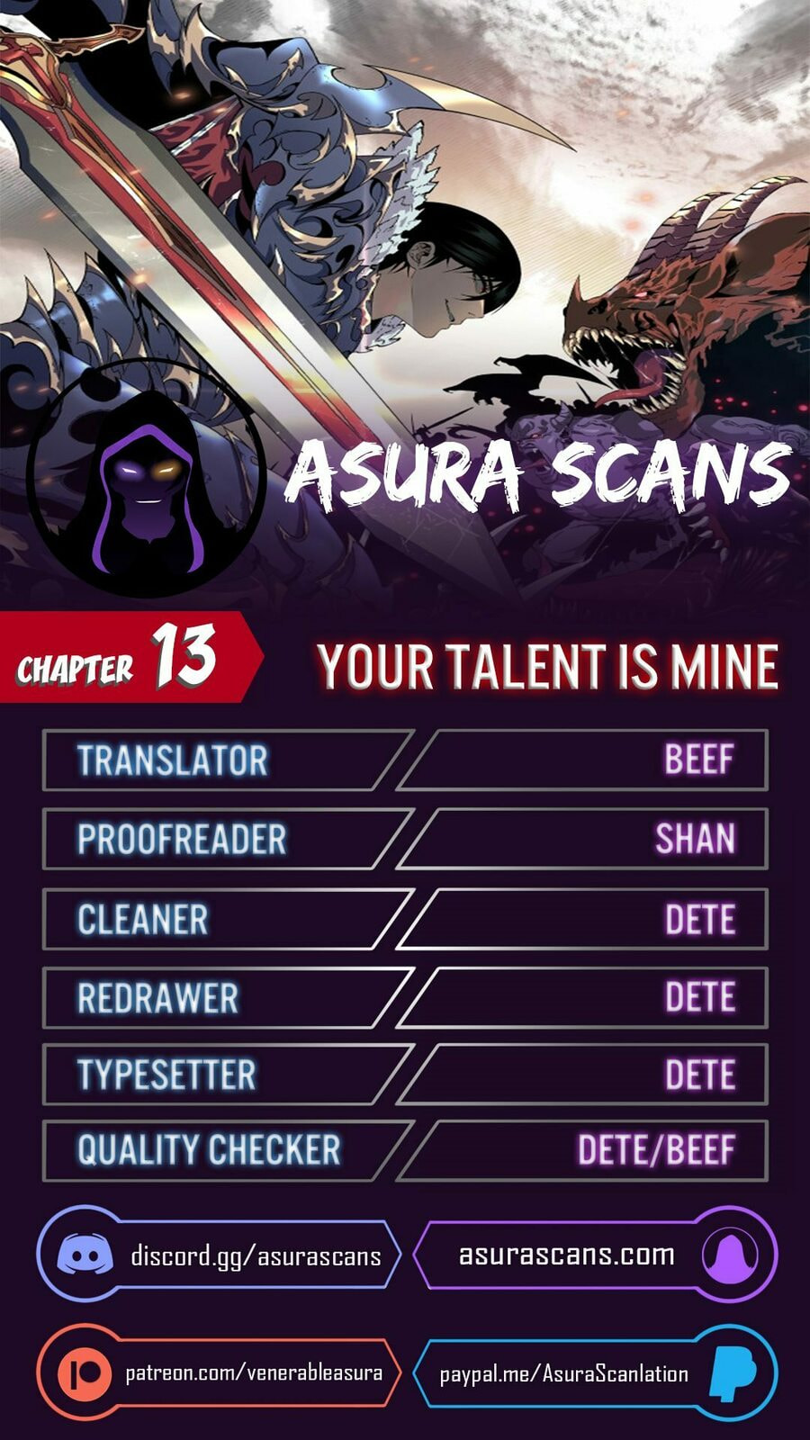 Your Talent is Mine (Colored) – Chapter 13 page 0