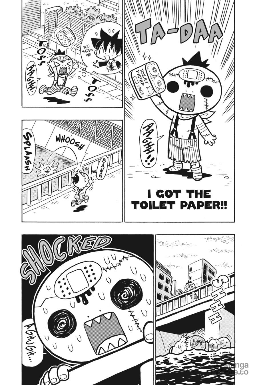 ATTACKED BY A GIANT MONZTER! page 17