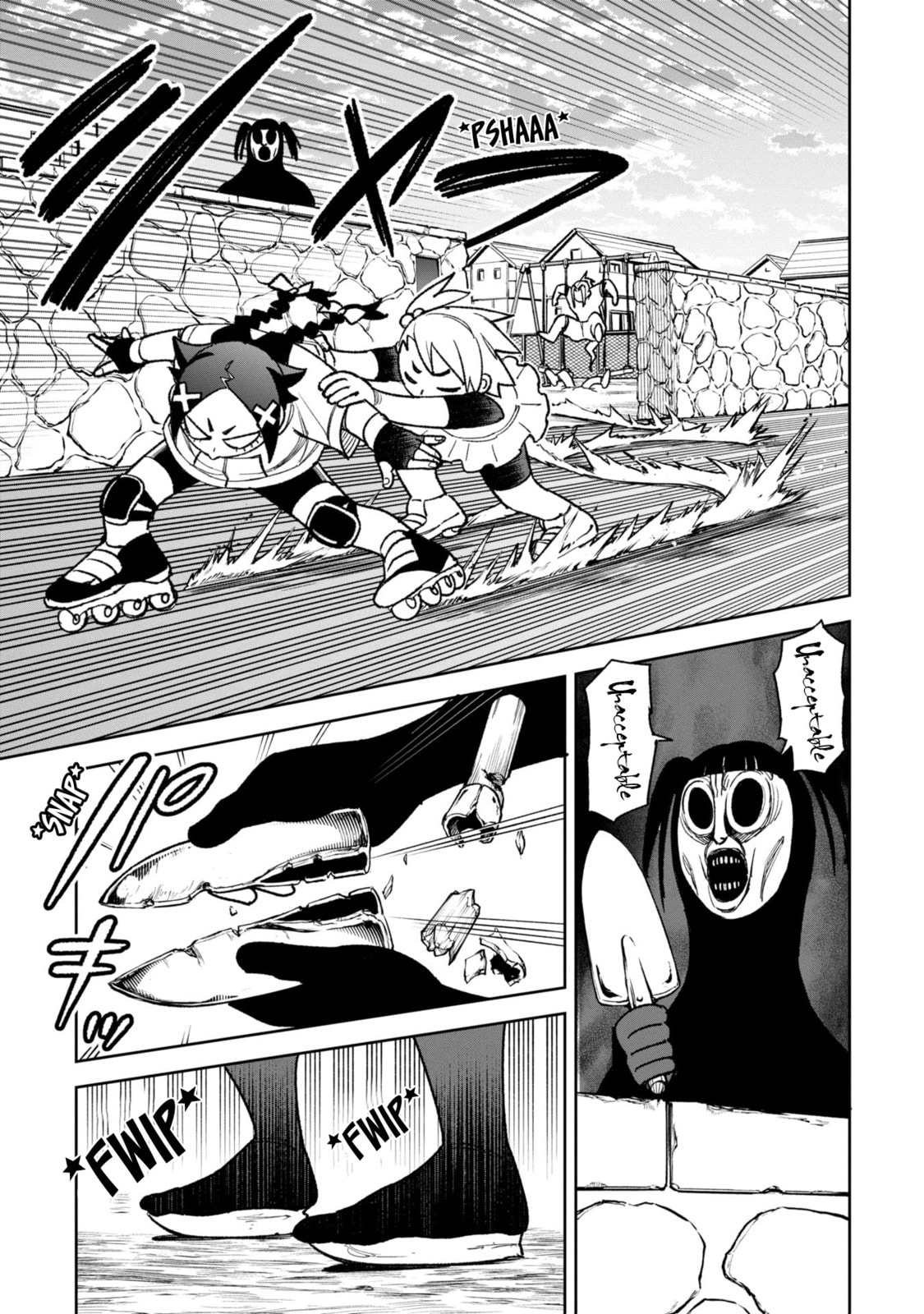 Yuki, Fighting, and the Roller Detective Squadron page 18