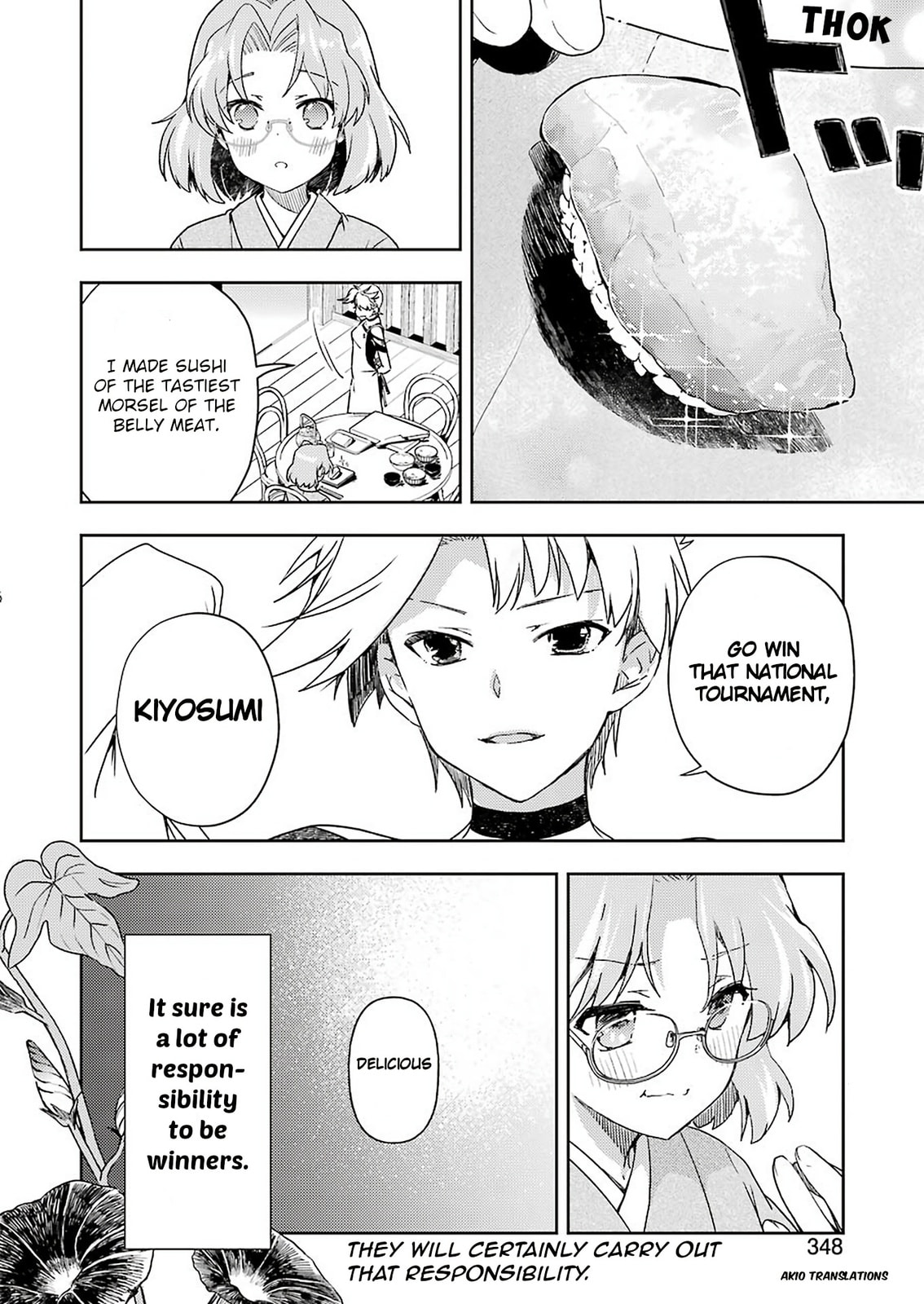 Encouraging staff meal of all sorts of Kampachi dishes page 15