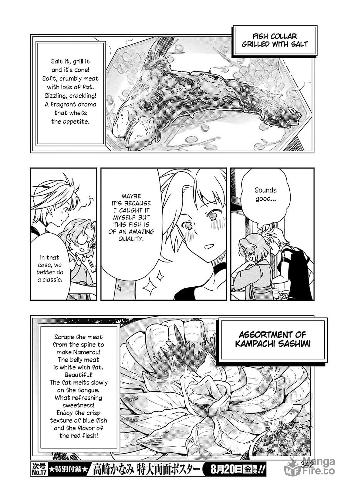 Encouraging staff meal of all sorts of Kampachi dishes page 9