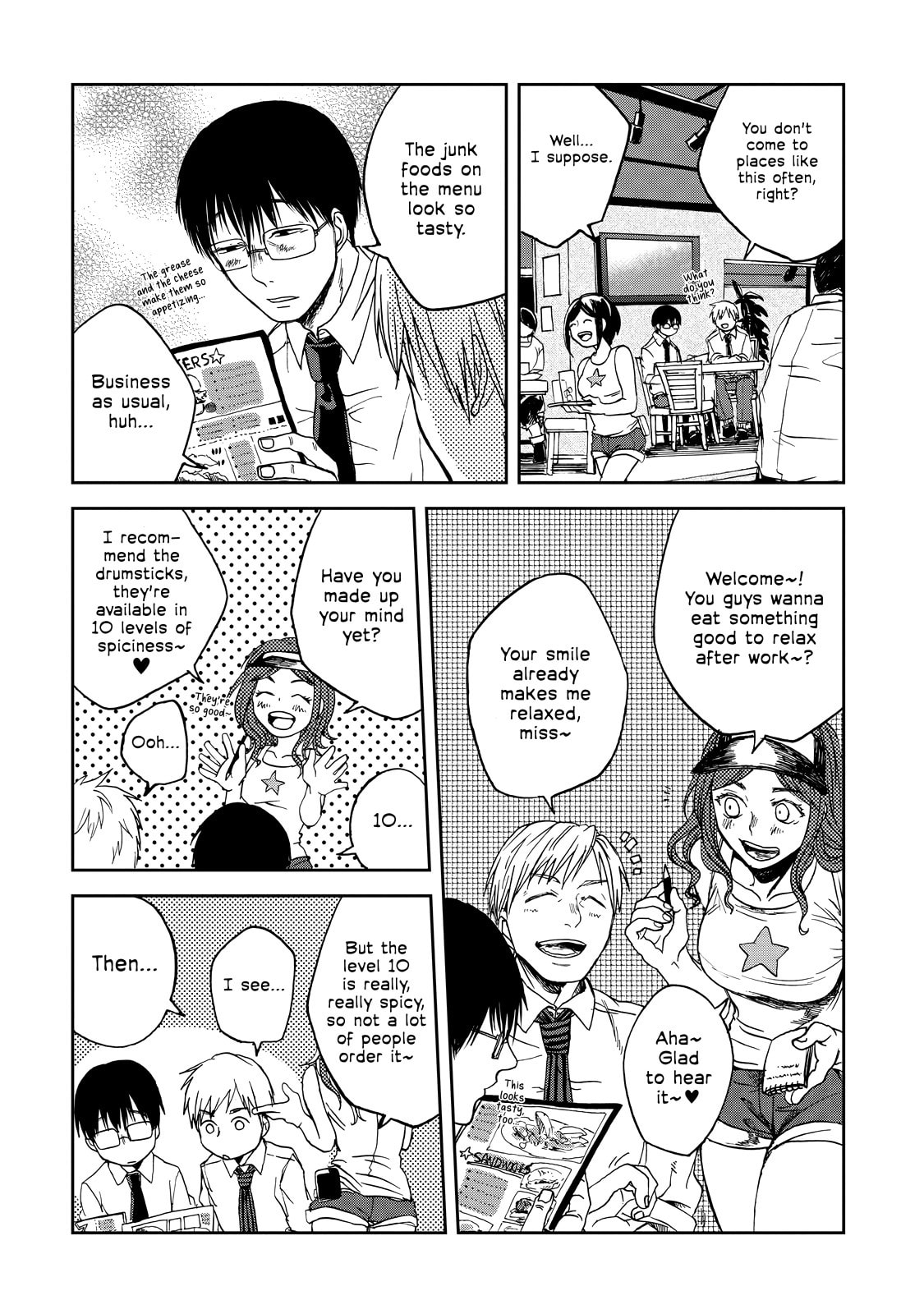 …Spicy Chicken with Senpai page 1