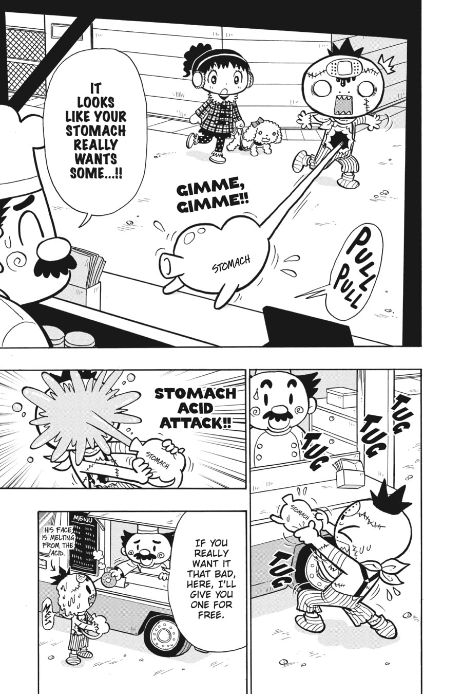 ATTACKED BY A GIANT MONZTER! page 7