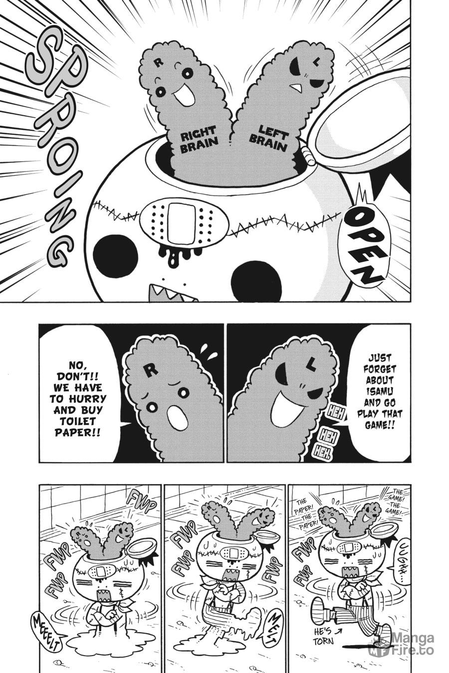 ATTACKED BY A GIANT MONZTER! page 9