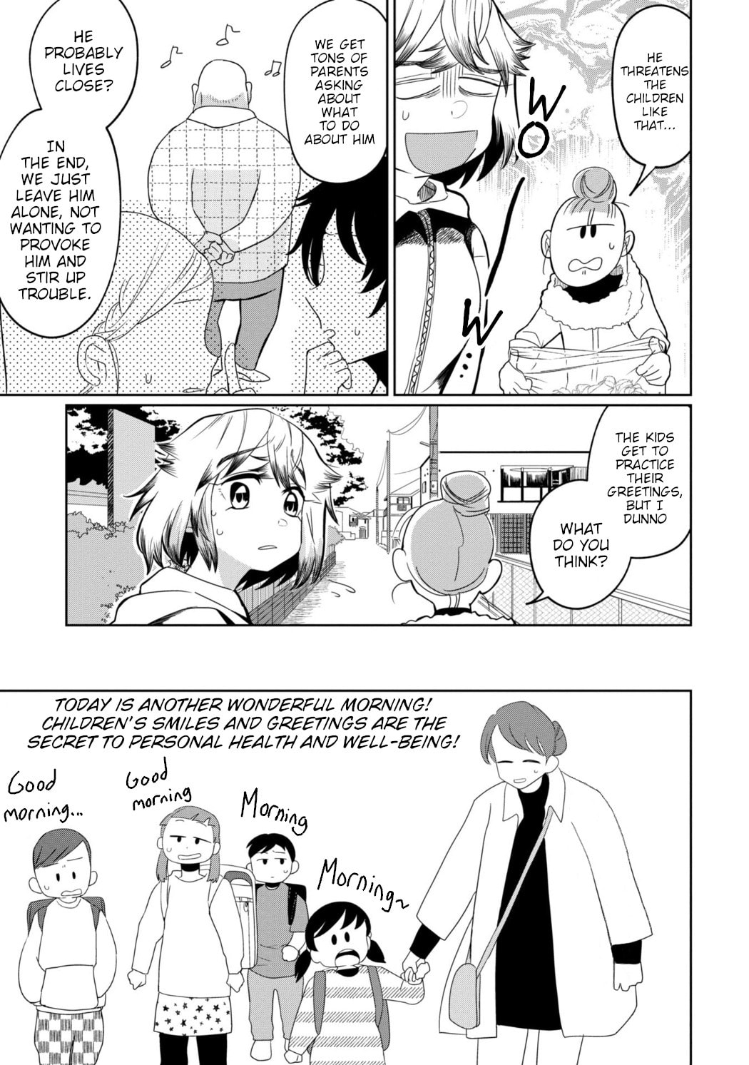 "Good morning" is not scary page 6