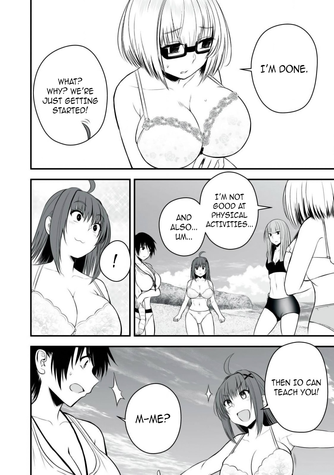 I’ll Live on an Uninhabited Island With Four Beautiful Girls~ – Chapter 34 page 13
